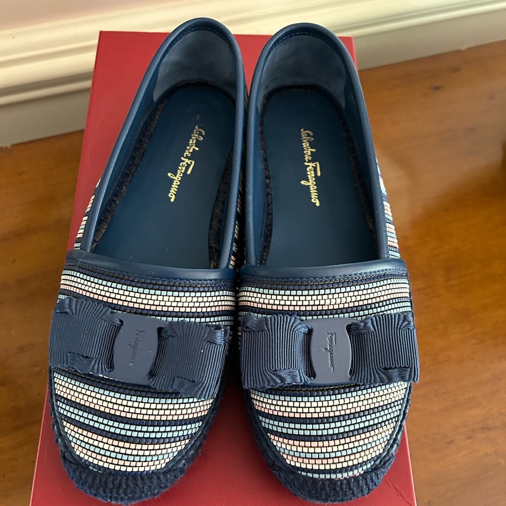 Salvatore Ferragamo Slip On Espadrilles sz6